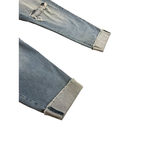 Denizen From Levi's Boyfriend Cropped Distressed Jean Sz 16 Women - Picture 4 of 10